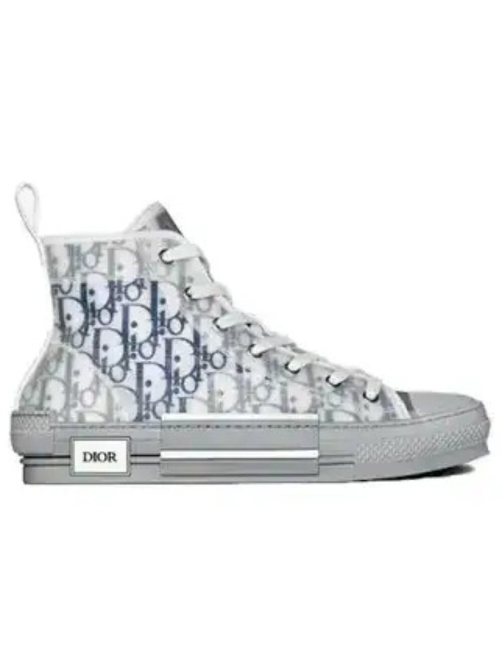AUTHENTIC DIOR HIGH-TOP B23 BLUE OBLIQUE SNEAKERS - WORN ONCE